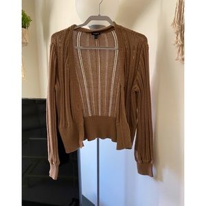 Tan cardigan